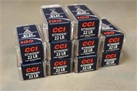 (10) Boxes CCI Stinger .22LR 32GR Ammunition