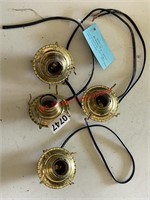 Oil lantern Wire Conversion for light bulbs