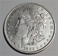 1882 o AU Grade Morgan Dollar