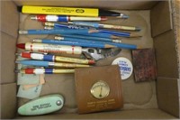 Vintage Portage ad pens & miscellaneous