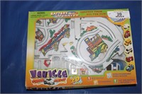 BATTERY OPERATED VEHICLE PUZZLE PLAY SET