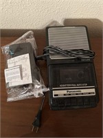 Panasonic Recorder and 1600 watt foreign charger