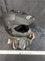 Offroad Helmet black with Goggles