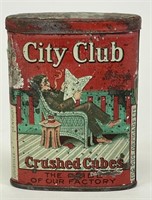 Rare City Club Crushed Cubes Tobacco Pocket Tin