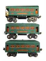 Lionel Pre War O Gauge Peacock Passenger Cars