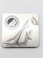 1999 Sterling Silver Sailing Coin