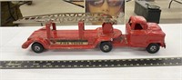 Vintage Buddy L Ladder Fire Truck Toy