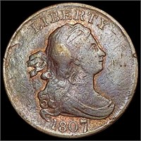 1807 Draped Bust Half Cent LIGHTLY CIRCULATED