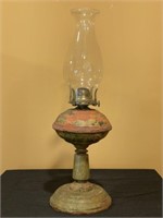Paper Mache Oil Lamp