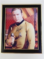 William Shatner/James T. Kirk Signed Photo, Framed