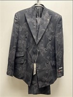 SIZE 38R / 32W STACY ADAMS MENS COAT AND PANTS