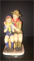Norman Rockwell "A Guiding Hand" Boy Scouts Figure