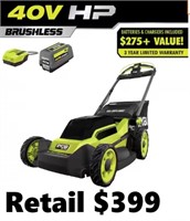 RYOBI 40V   Cordless Electric Battery Mower