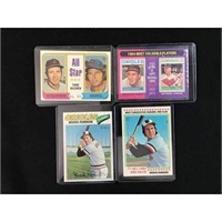 4 Brooks Robinson Cards 1974-1978