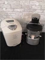 Black & Decker bread maker and Power juicer