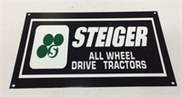 Steel Steiger All Wheel Drive Tractors Sign