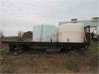 22' Dorsey Flat Bed with 2 Poly Tanks