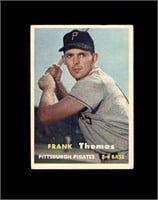 1957 Topps #140 Frank Thomas P/F to GD+