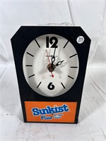 Sunkist advertising clock