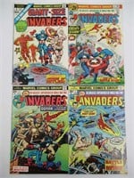 Invaders #1/2/6/ Giant-Size #1/Marvel 1975