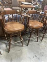 PAIR OF BAR STOOLS