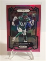 2023 Panini Prizm Pink Prizm Will Mcdonald IV RC