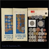 Foreign Coins Lot (60+)