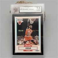 9.5 NGM MICHEAL JORDAN CARD 1990-91 FLEER