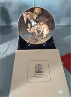 10" Norman Rockwell  collection plate