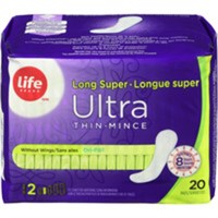 Life Brand, Maxi Pad Ultra Thin Long