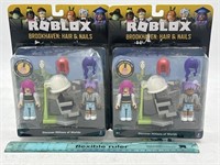 NEW Lot of 2- Roblox Brookhaven Hair & Nails