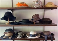 13 Ladies Contemporary Hat Lot