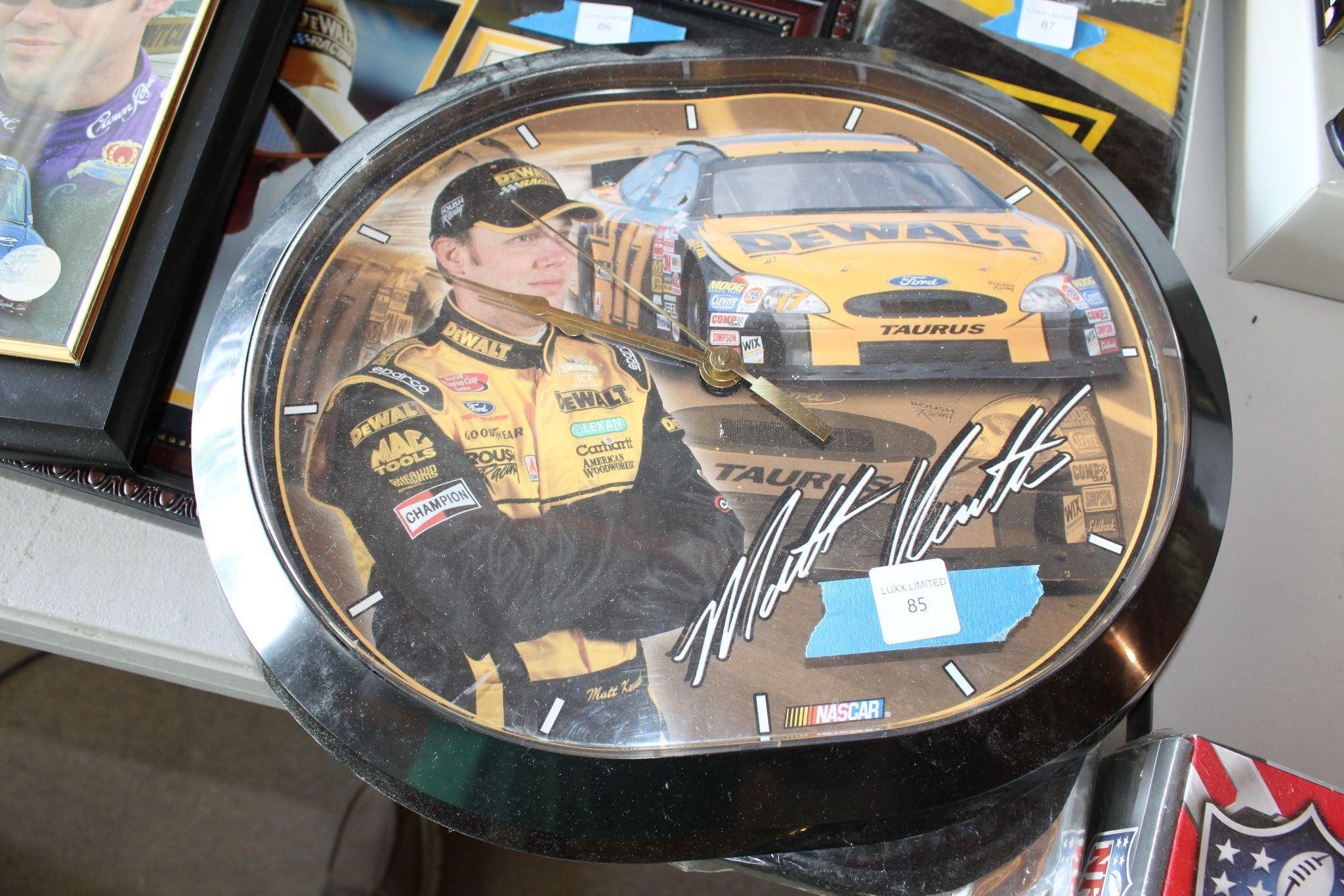 Matt Kenseth Clock