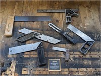 Lot of Measuring Square Tools