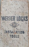 WEISER LOCK INSTALLATION TOOLS- CONTENTS OF BOX