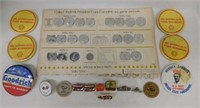 Twenty 1968 Shell Oil presidential coins - Auto