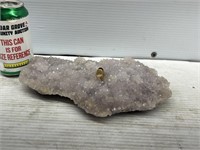 Purple amethyst decorative rock
