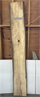 Slab of wood: elm, 15” x 93” x 2”