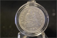 1876-S Seated Liberty Silver Quarter