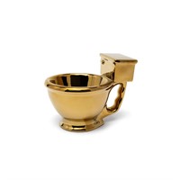 Golden Toilet 12-Ounce Coffee Mug