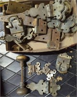 Antique Hinges, Door Knobs & Locks