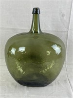 Large Hand-Blown Glass Bottle