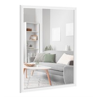 VASUHOME Rustic Farmhouse Mirror, 16x20 Inch Polys