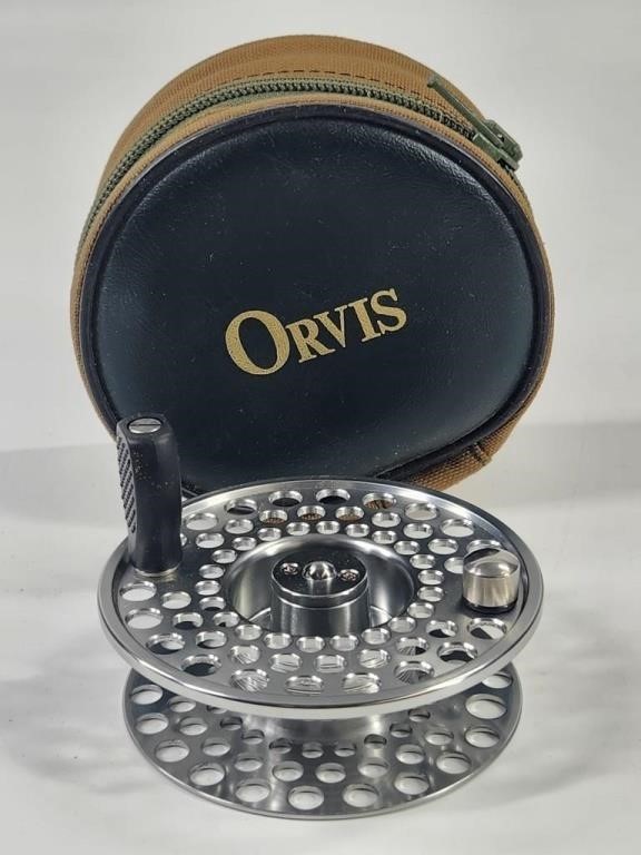 ORVIS FLY REEL BAG & REEL PART