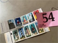 LIGHTHOUSES  BOOKLETS STAMPS 40PCS