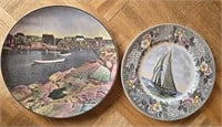 Lot of 2 Collectible Maritimes Collectible Plates