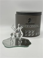 Swarovski Crystal Rare Reindeer Figurine