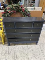 Painted dresser with damaged corner