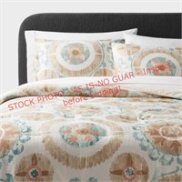 Threshold Ivory/Blue King Comforter Set