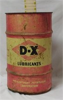 D-X Motor Oil Can